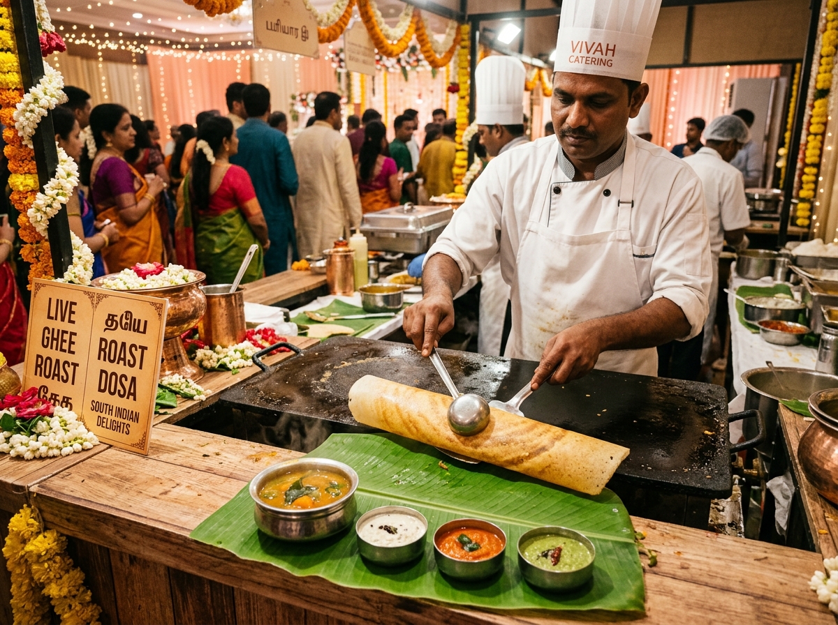 Live Ghee Roast & Dosa Counter